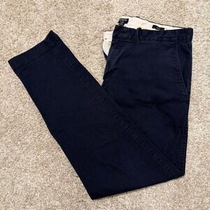 Y2K Vintage J.Crew Flex Slim Chino Pants | Navy | W33 L32